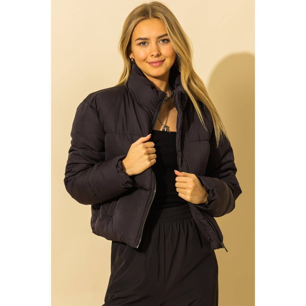 Puffer Jacket In Black